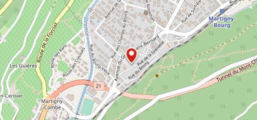 Caveau du Moulin Semblanet - Martigny Bourg sulla mappa