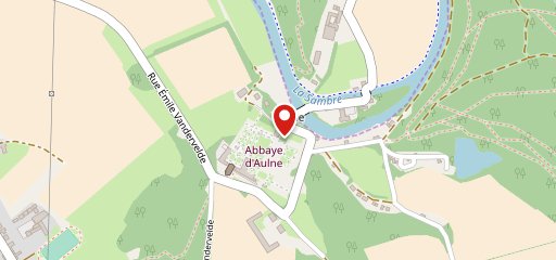 Caves de l'Abbaye d'Aulne sur la carte