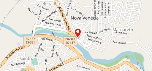 Cebola's Pizzaria no mapa