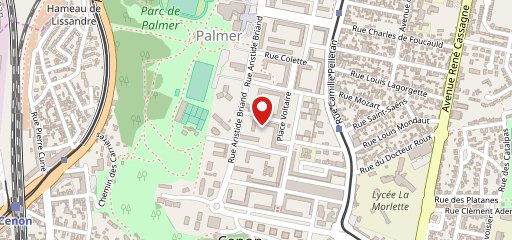 Cenon Palmer sur la carte