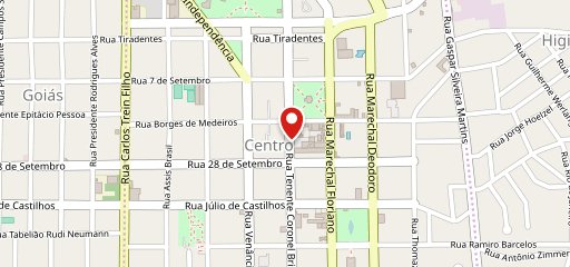 Churrascaria Centenário no mapa