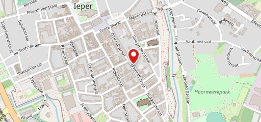 Central Ieper, Restaurant sur la carte