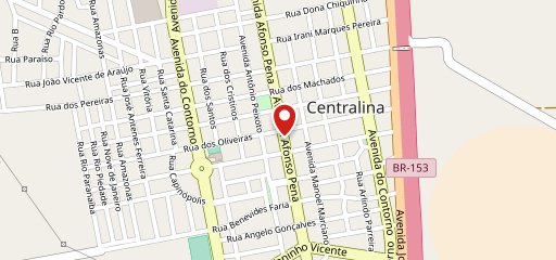 Central Lanches no mapa