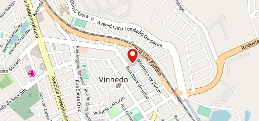 Central Pub Vinhedo no mapa