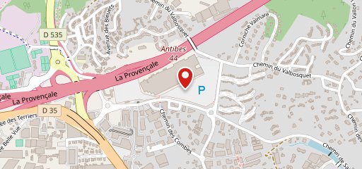 Centre commercial Carrefour Antibes sur la carte