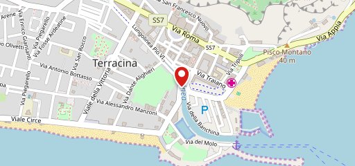 Centro di ristorazione dei Pescatori di Terracina sulla mappa