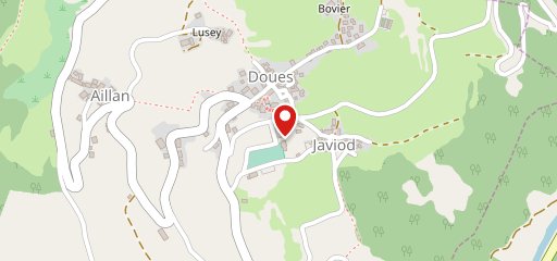 Centro sportivo del comune di Doues sulla mappa