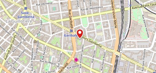 Haru Sushi Bar Gambetta sur la carte