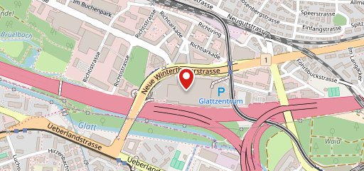 HITZBERGER Glattzentrum sur la carte