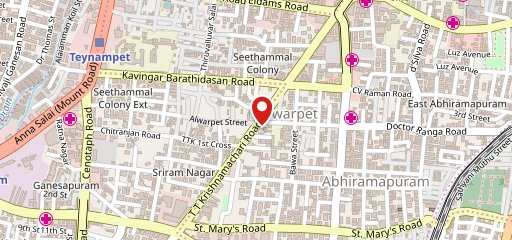 Chai waale Alwarpet on map