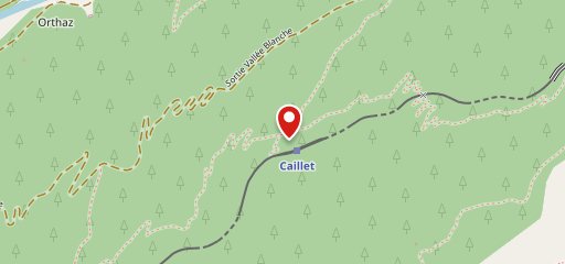 Chalet - Buvette du Caillet sur la carte