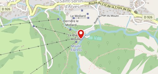 Le Chalet du Moulin sur la carte