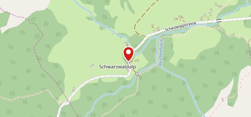 Chalet-Hotel Schwarzwaldalp sur la carte