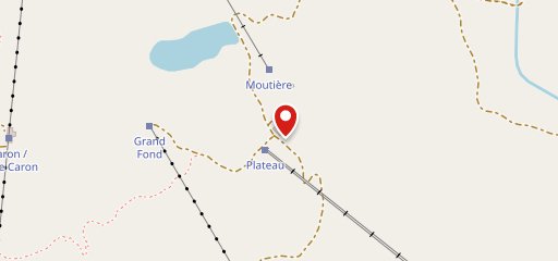 Restaurant La Moutière sur la carte