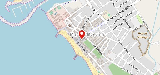 Lo Schiaccia Vinaio Cecina Mare sulla mappa