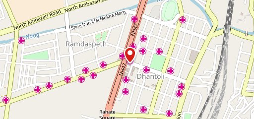 Chandni chowk restaurant ,Nagpur on map