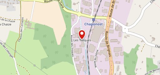 Chaponost sur Mer sur la carte