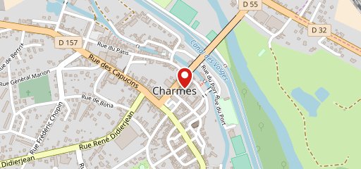 Charmes Pizza sur la carte