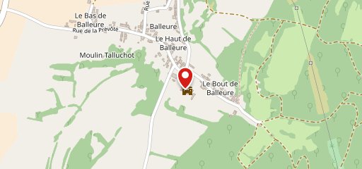 Château de Balleure sur la carte