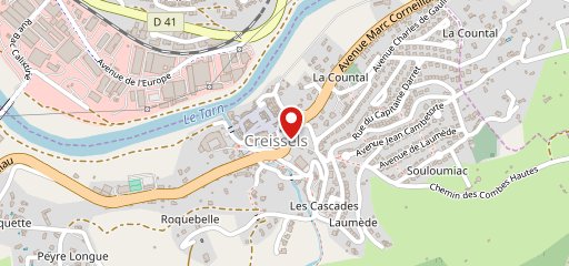 Château de Creissels sur la carte