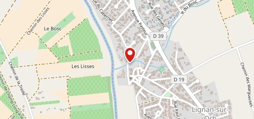 CHATEAU DE LIGNAN sur la carte