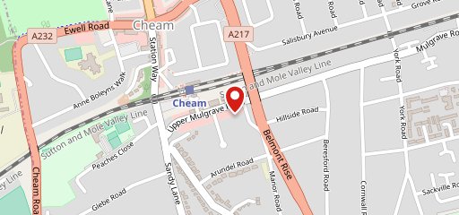 Cheam Tandoori Takeaway on map