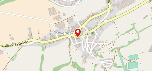 Restaurant du cheval blanc sur la carte