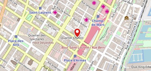 Chez Bong sur la carte