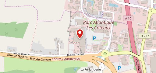 Chez Georges Saintes sur la carte