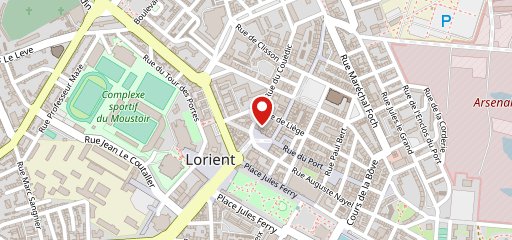 Chez Lee Lorient sur la carte