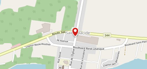 Restaurant St-Placide sur la carte