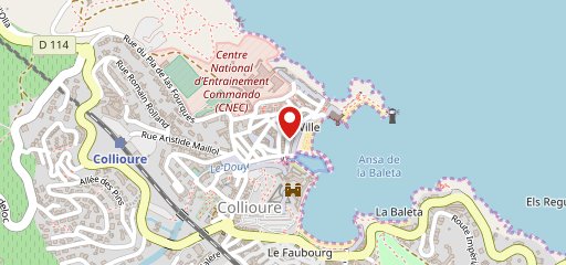 Restaurant Chez Michou Collioure sur la carte