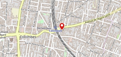 Chez Papa Colombes sur la carte