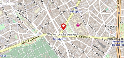 Chez Papa 20 eme /Gambetta sur la carte