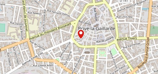 Chez Paulo Brive La Gaillarde sur la carte