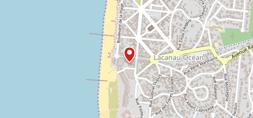 Chez Poulette Lacanau Plage sur la carte