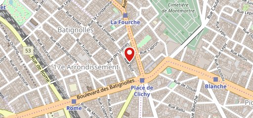 Chez Poupette Paris sur la carte