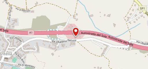 Autogrill Chianti ovest sulla mappa