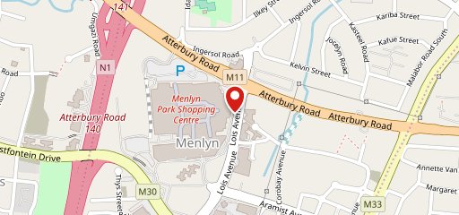 Chicken Licken Menlyn Park sur la carte