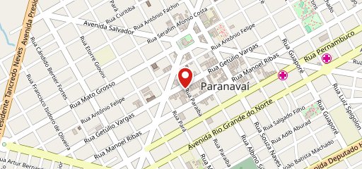 Paranavai Shopping no mapa