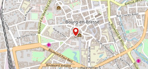 Chicken Street Bourg-en-Bresse sur la carte