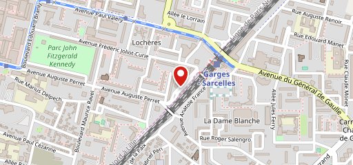 CHICKEN'S KING SARCELLES (GARE) sur la carte