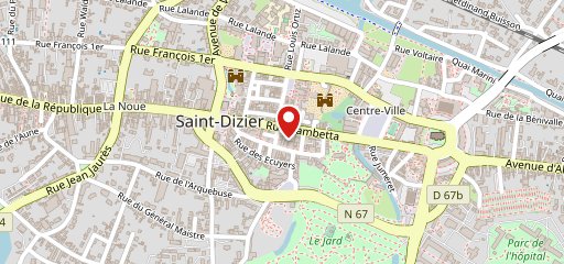 Chick'n Avenue Saint dizier sur la carte