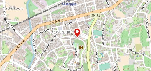 Chiosco centro storico sulla mappa