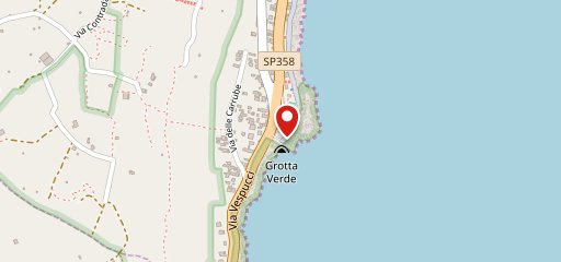 Chiosco Grotta Verde sulla mappa