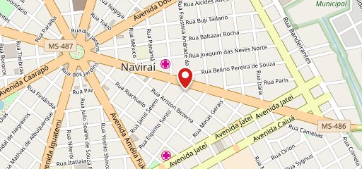 Chiquinho sorvetes naviraí no mapa