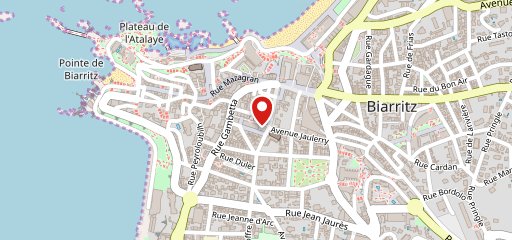 Restaurant Chistéra et Coquillages Biarritz sur la carte