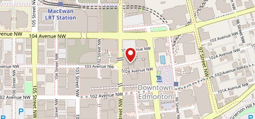 Chop Downtown Edmonton - 101 St sur la carte