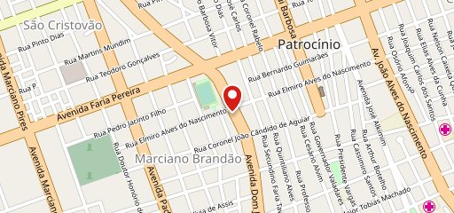 Choperia Club Patrocínio no mapa