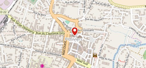 Chrono Pizza sur la carte